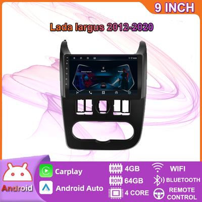 Android 2Din Car Radio Multimedia Player Intelligent Systems For Lada Largus 2012-2020 WIFI GPS Navigation Carplay 4+64GB