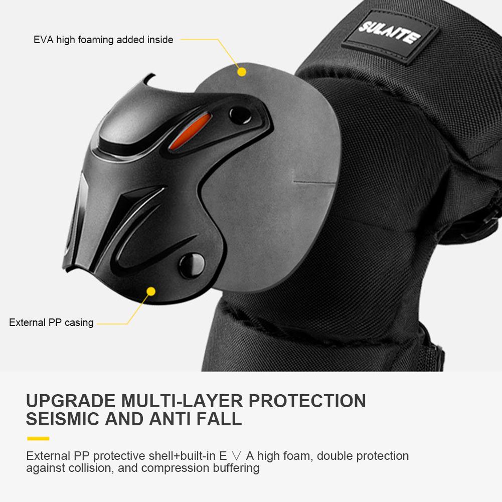 Motocross Knee Pads Adjustable Riding Elbow Guard Anti-fall Motorcycle Elbow Protector Shockproof Comfortable for Cycling Racing