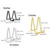Pack of 2 Elegant Sturdy Iron Easel Display Stands for Photos And Decorative Plates In Bibranting Color Designs