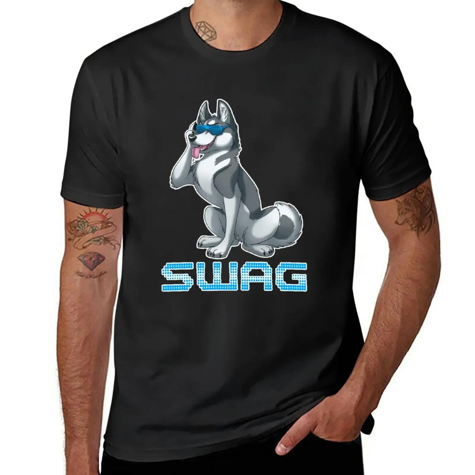 

SWAG Husky TShirt aesthetic clothes plus size tops designer t shirt men 4XL