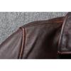 Chinese Size Casual Leather Jacket Men Real Cow Leather Retro Vintage Leather Jackets Mens Jackets