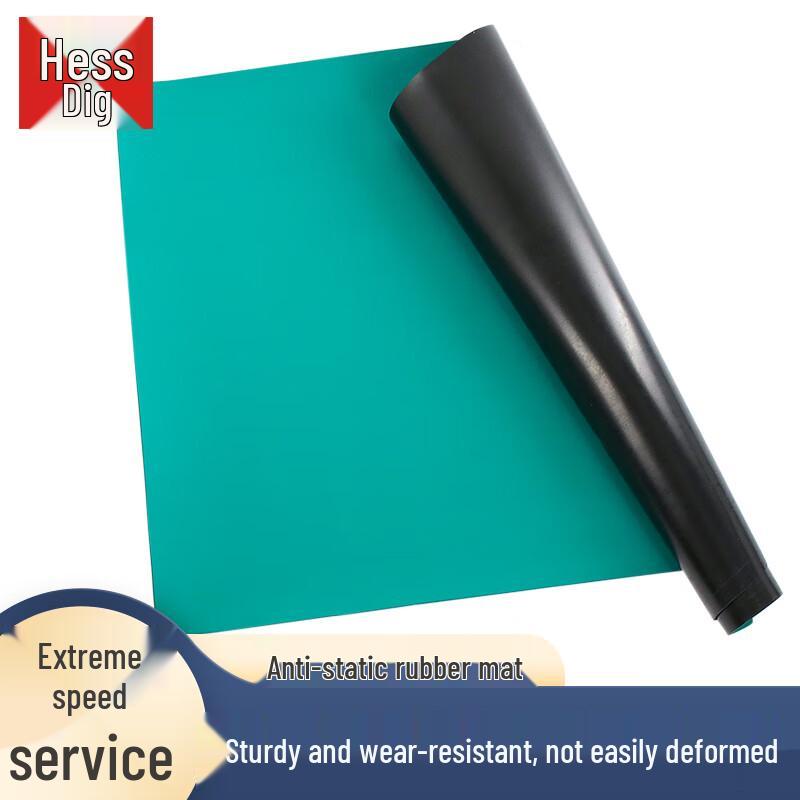 Hesdige Anti-static Rubber Workbench Mat 0.8m x 10m