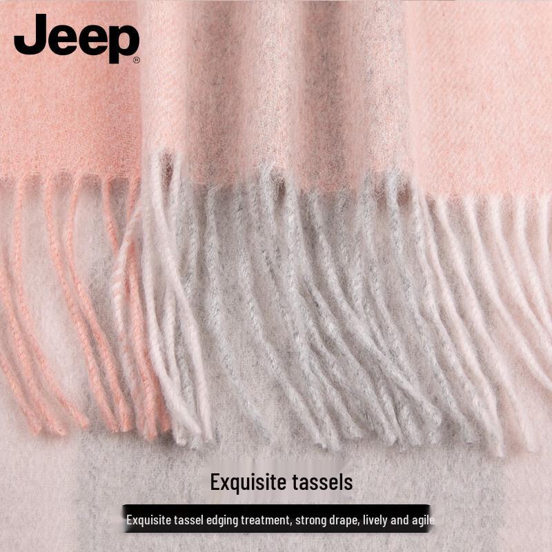 JEEP Women's Pure Wool Autumn Winter Shawl