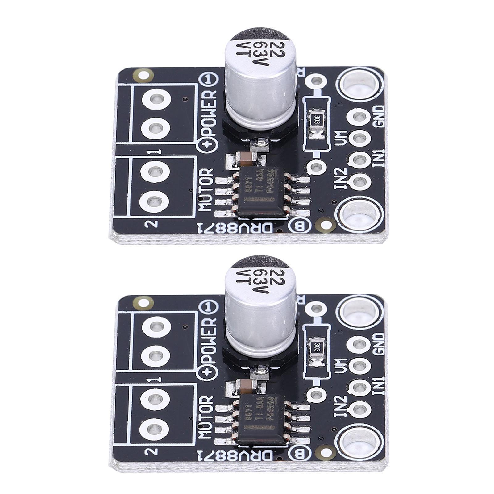 

2 Set Motor Driver Module DC 3.6A H Bridge PWM Controller PCB with Various Guard Pin Headers