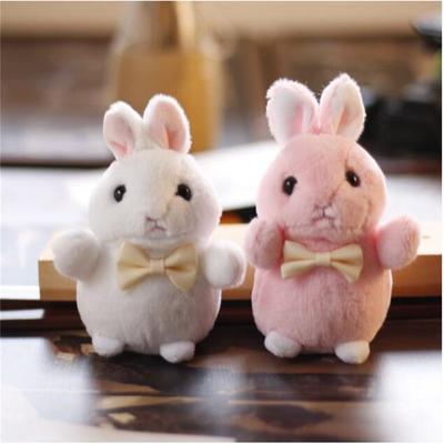 11CM Soft Small Rabbit Plush Toy Pendant Doll Wedding  Gift Mini Hare for Chidren Toys Gift