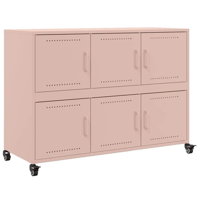 VidaXL Buffet, Armoire avec Porte, Placard avec Rangement, Organisateur de Salle de Séjour Salon Maison Intérieur, Rose 846741