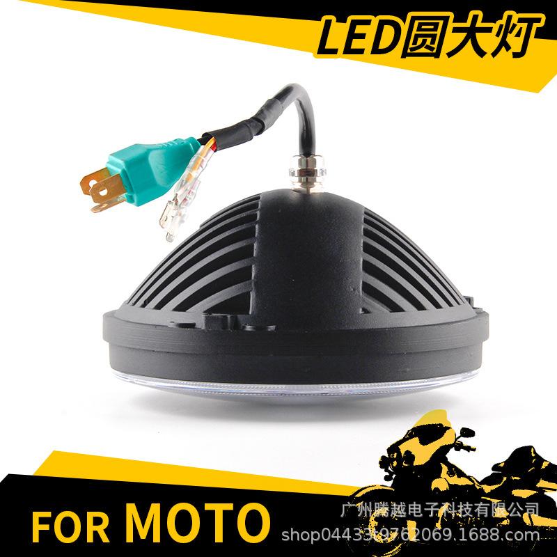 7-Inch LED Headlights for Wrangler & Harley Motorcycles: Super Bright with Turn Signal, High/Low Beam