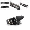Fashion Solid Color Rivet Design Women Casual Belt For Street Style Fashion