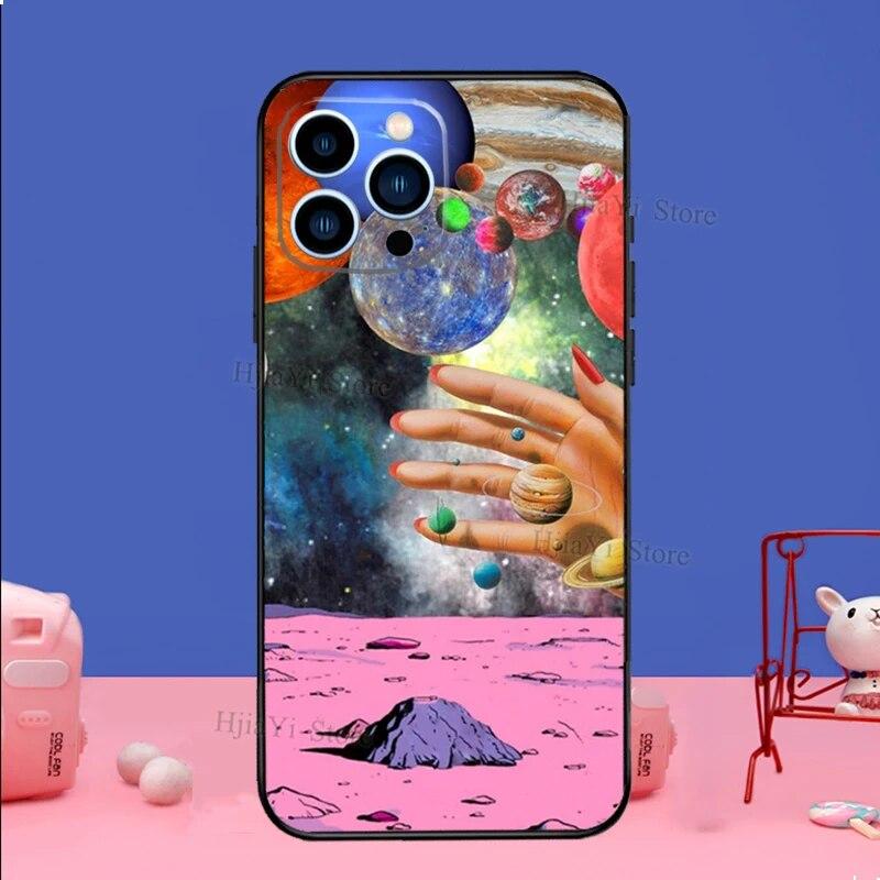 Magic Space Planet Phone Case For iPhone Samsung Galaxy Redmi Xiaomi Oppo OnePlus Note S A 7 8 9 10 11 12 13 14 20 21 22 23 53 54 Pro Max Plus Ultra