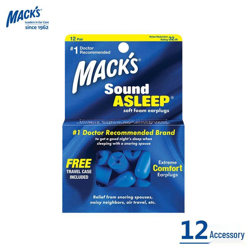 MACK'S American Soundproof Earplugs for Sleep and Snoring