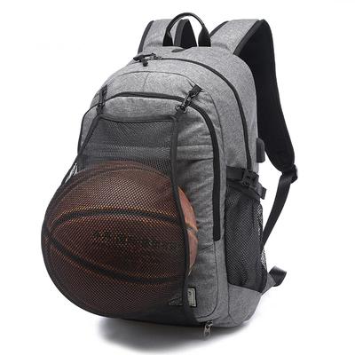 Herren Outdoor Sport Basketball Rucksack Sporttasche Lässige Studenten Schultasche Strapazierfähiger Rucksack mit zwei Schultergurten