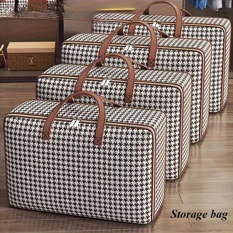 Umzugstaschen mit großem Fassungsvermögen, Aufbewahrungstaschen für Kleidung, Steppdecken, Reisen, Heimorganisation, staubdicht und wasserdicht