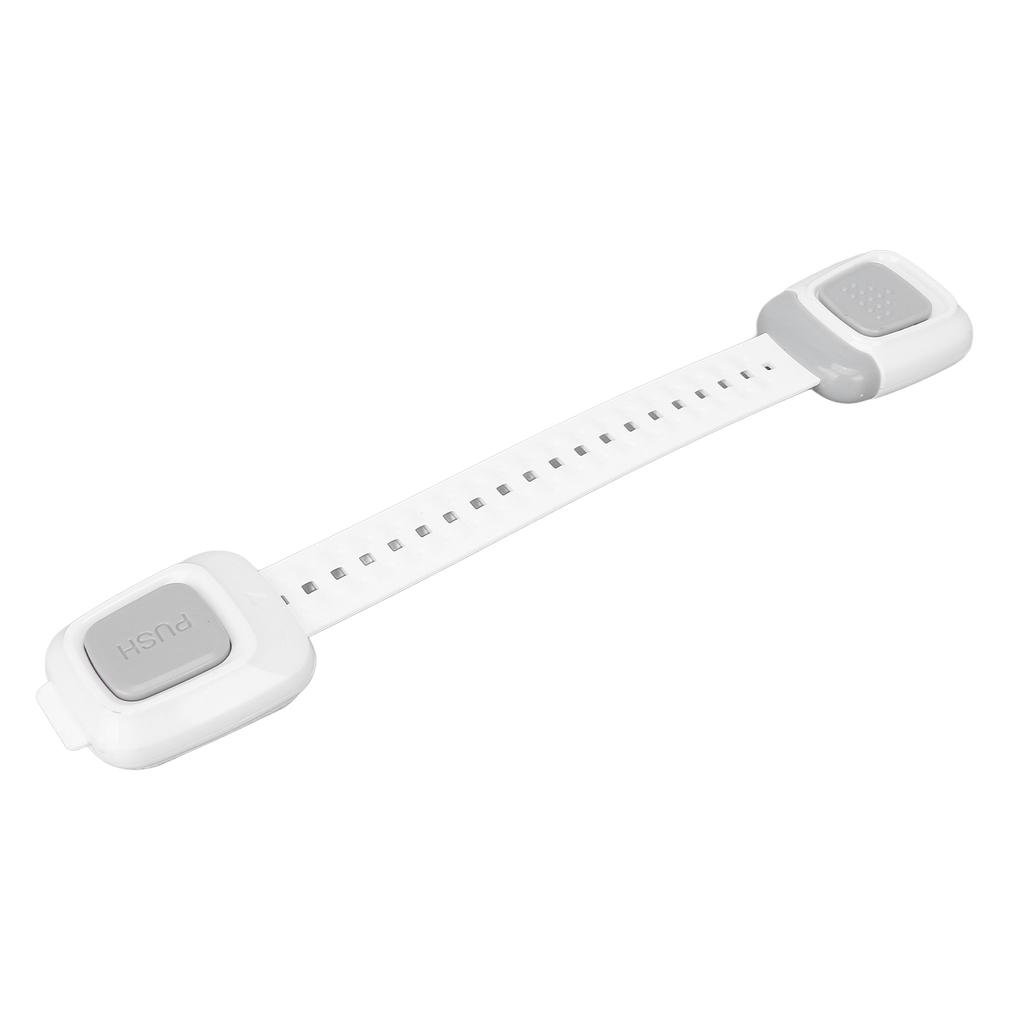 Child Safety Strap Lock Double Button Adjustable Multifunction Hand Protection for Refrigerator