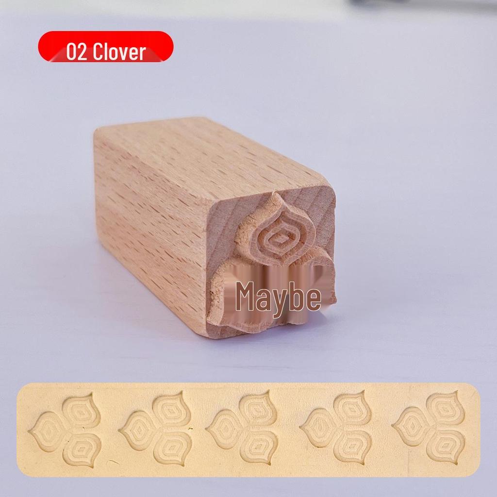 16-Piece Handcrafted Solid Wood Stamps for Clay Sculpting and Cartoon Mooncake Textures
