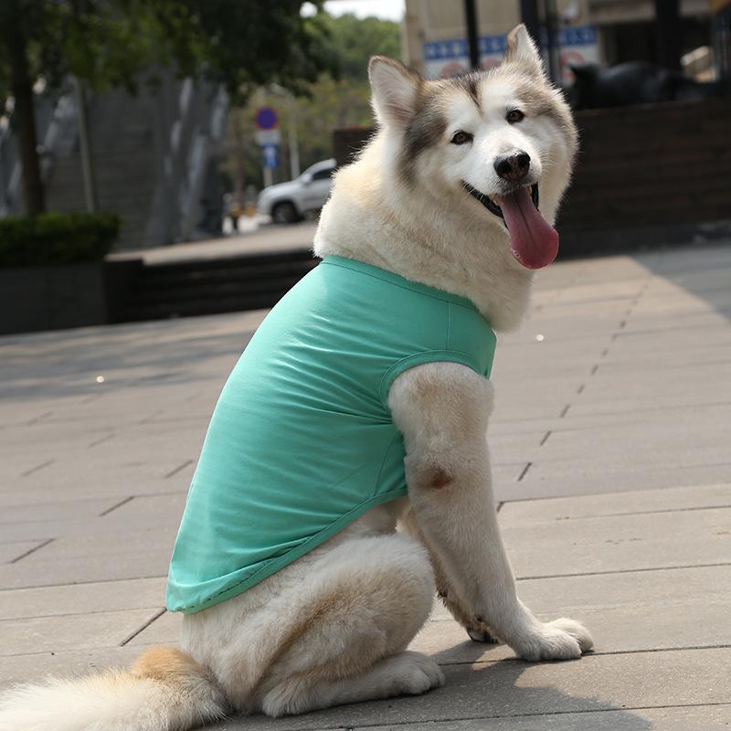 Golden Retriever Samoyed Cat Clothes Vests Dog and Cat Clothes Pet Supplies Cotton