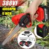 6-calowa 3000W Mini Elektryczna Piła do Przycinania Akumulatorowa Mała Piła Łańcuchowa do Rozłupywania Drewna Narzędzie do Obróbki Drewna do Ogrodu Sadu Klips do Gałęzi