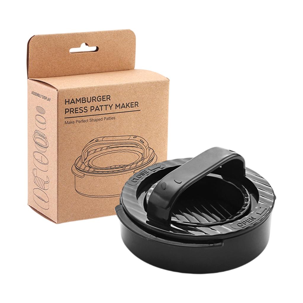 Round Hamburger Press Patty Maker Set Kitchen Meat Press Cooking Tool