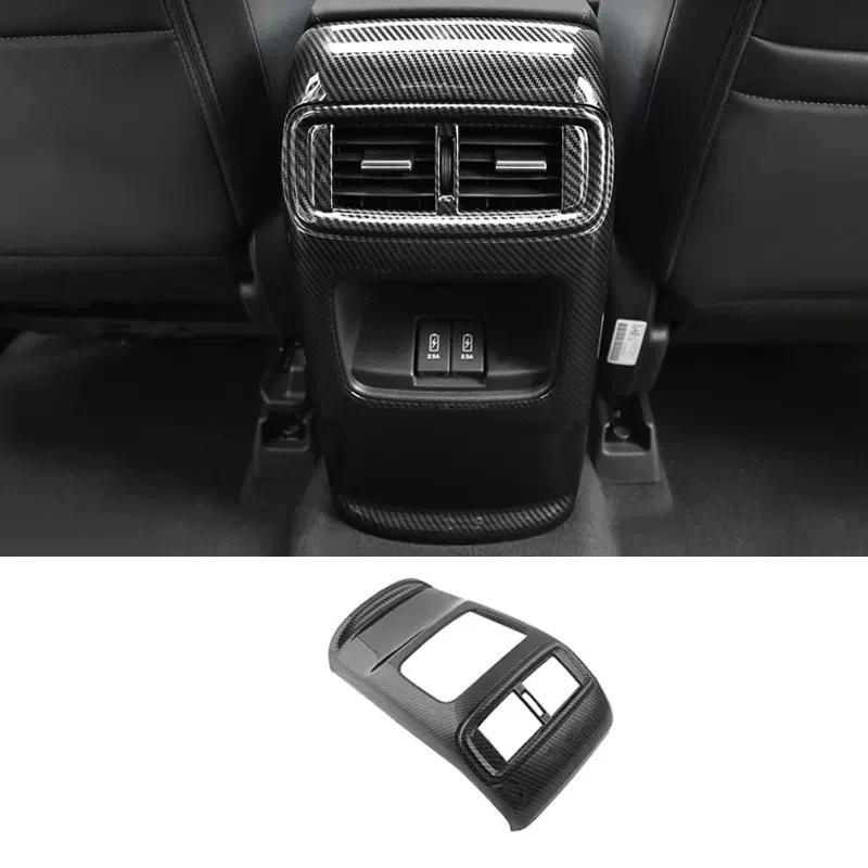 For Honda CRV CR-V C-RV 2017- ABS Carbonfiber Armrest  Window Swtich Cover Gear Shift Panle Air Outlet Steering Wheel Cover