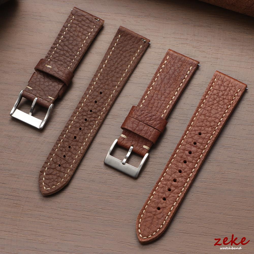 Cowhide Watch Strap Bracelet Vintage Genuine Calfskin 20mm 22mm 24mm Watchband Women Men Fashion Watch Band Belt with Pin Buckle