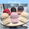 Cotton Letter Embroidery Baseball Cap With Sun Protection For Casual Sports Enthusiasts