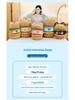 Adorable Dudu Cat Hamburger Plush Toy - Creative Cat Doll Children's Companion Gift