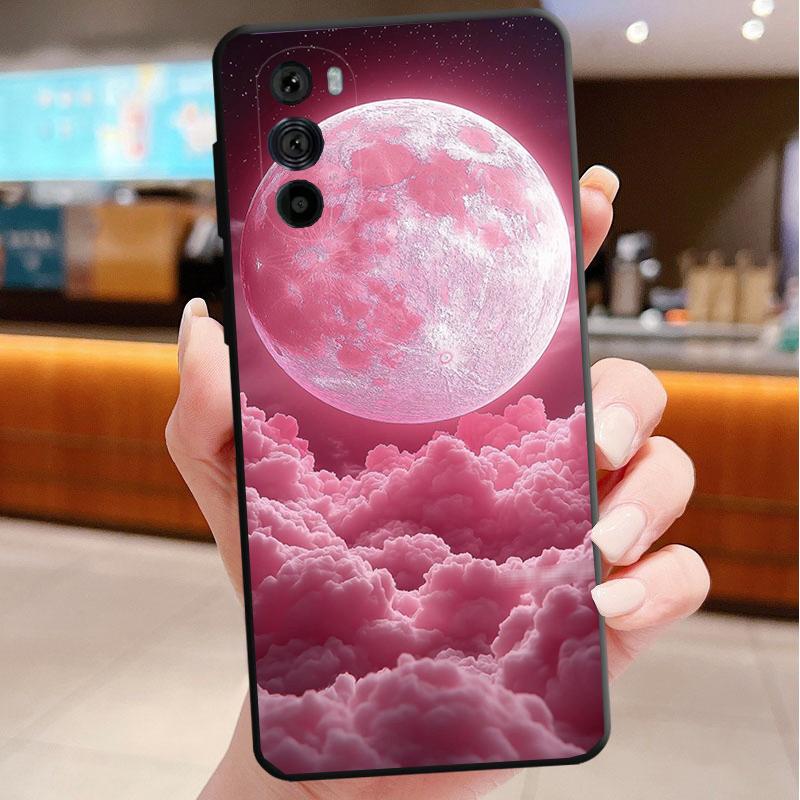 Phone Case For Motorola Edge 50 40 Pro 60 50 40 30 Ultra Neo Fusion Moto G Play G Stylus G Power G Pink Aesthtic