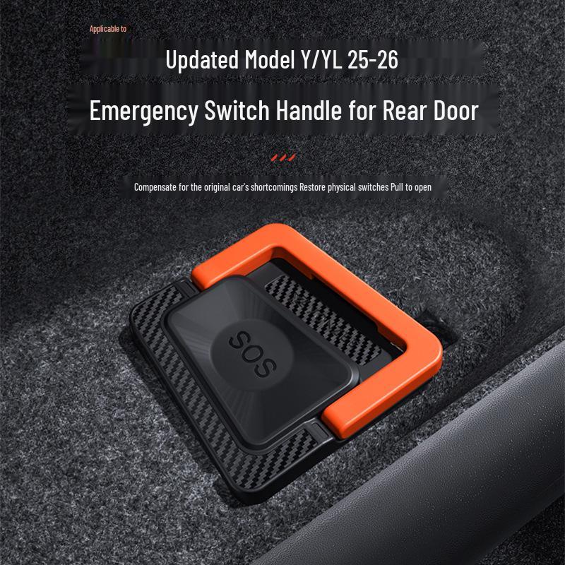 Emergency Unlock Handle for Tesla Model Y/YL Rear Door No Specification