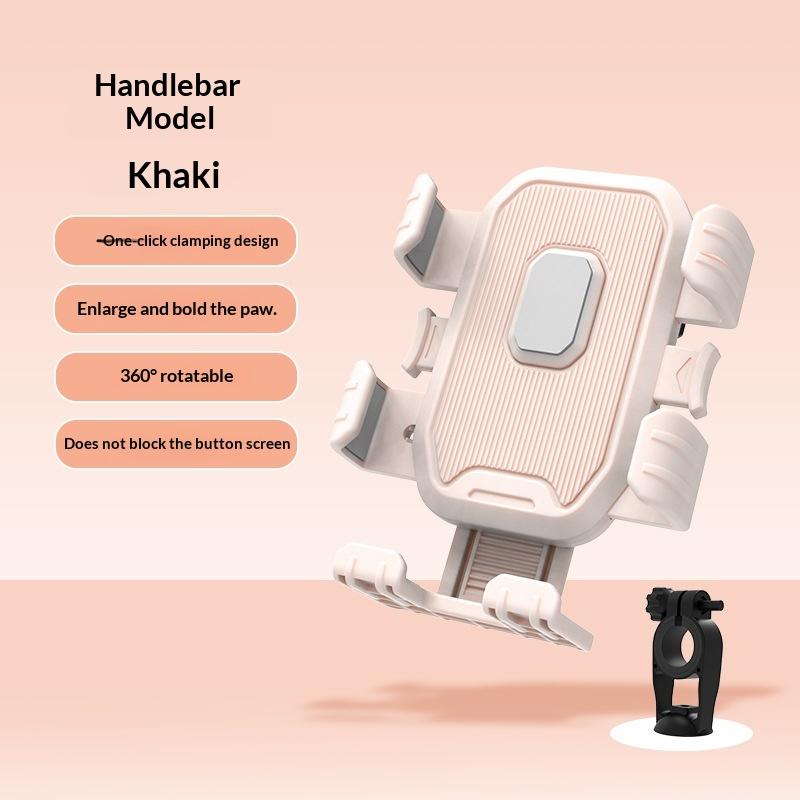 Motorcycles Bicycles Phone Holder Free Rotation Mobile Phone Bracket For Riding Shockproof Mobile Phone Holde 1Pc