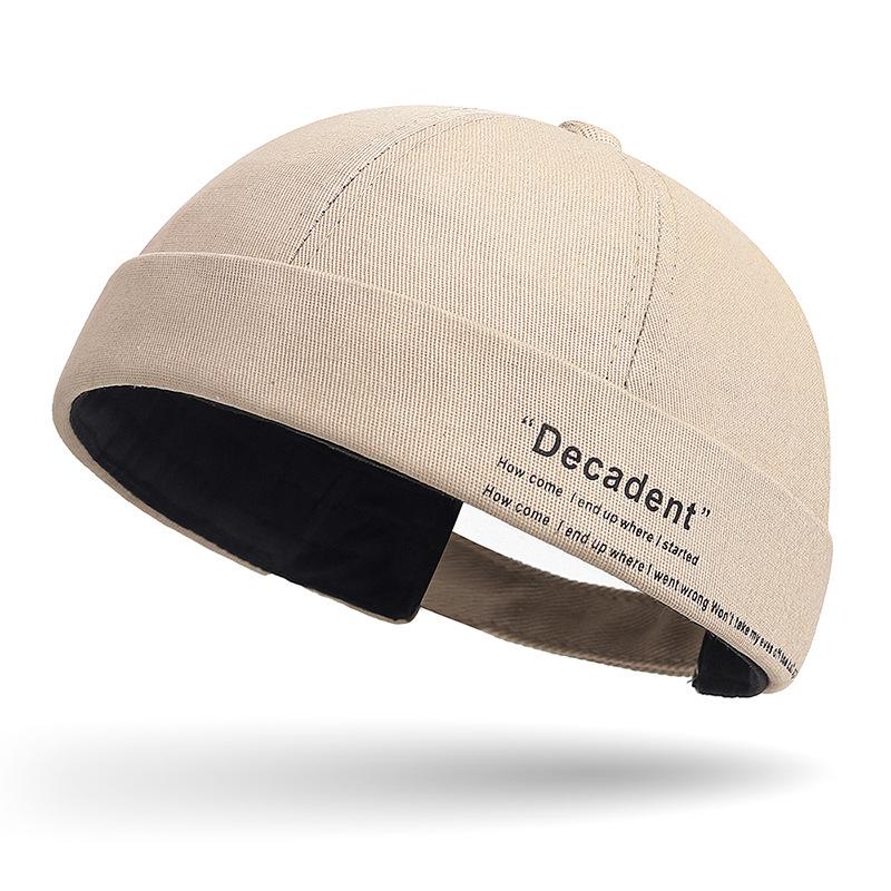 

Унисекс Хип-хоп Кепка-дыня без козырька с принтом букв - Ретро Яппи Стиль Adjustable бежевый