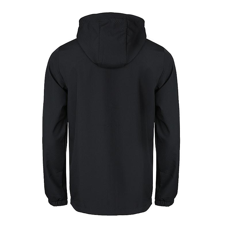 Adidas WB Mesh Bond 3S Striped Hooded Zip-Up Long Sleeve Jacket Men Jackets Black CX4985