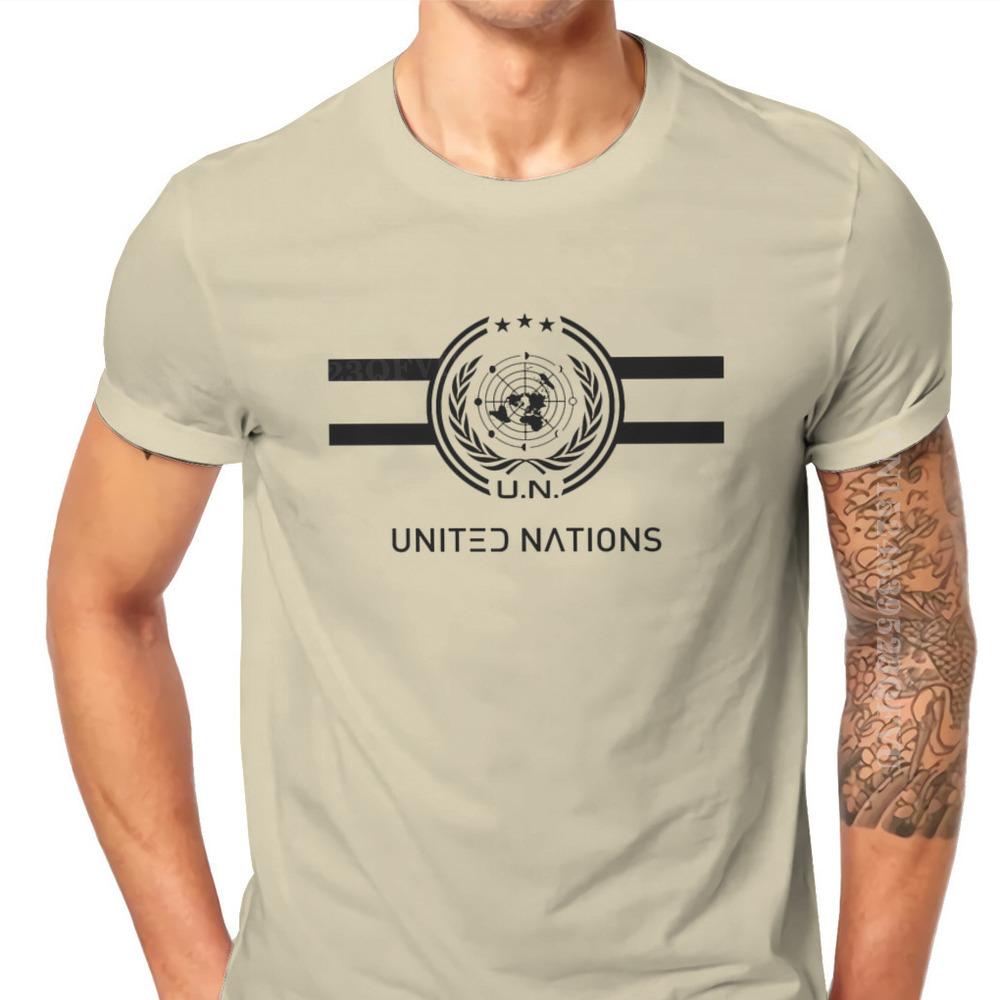United Nations Logo Hipster TShirts The Expanse Joe Miller James Holden Canterbury TV Male Harajuku Pure Cotton Tops T Shirt