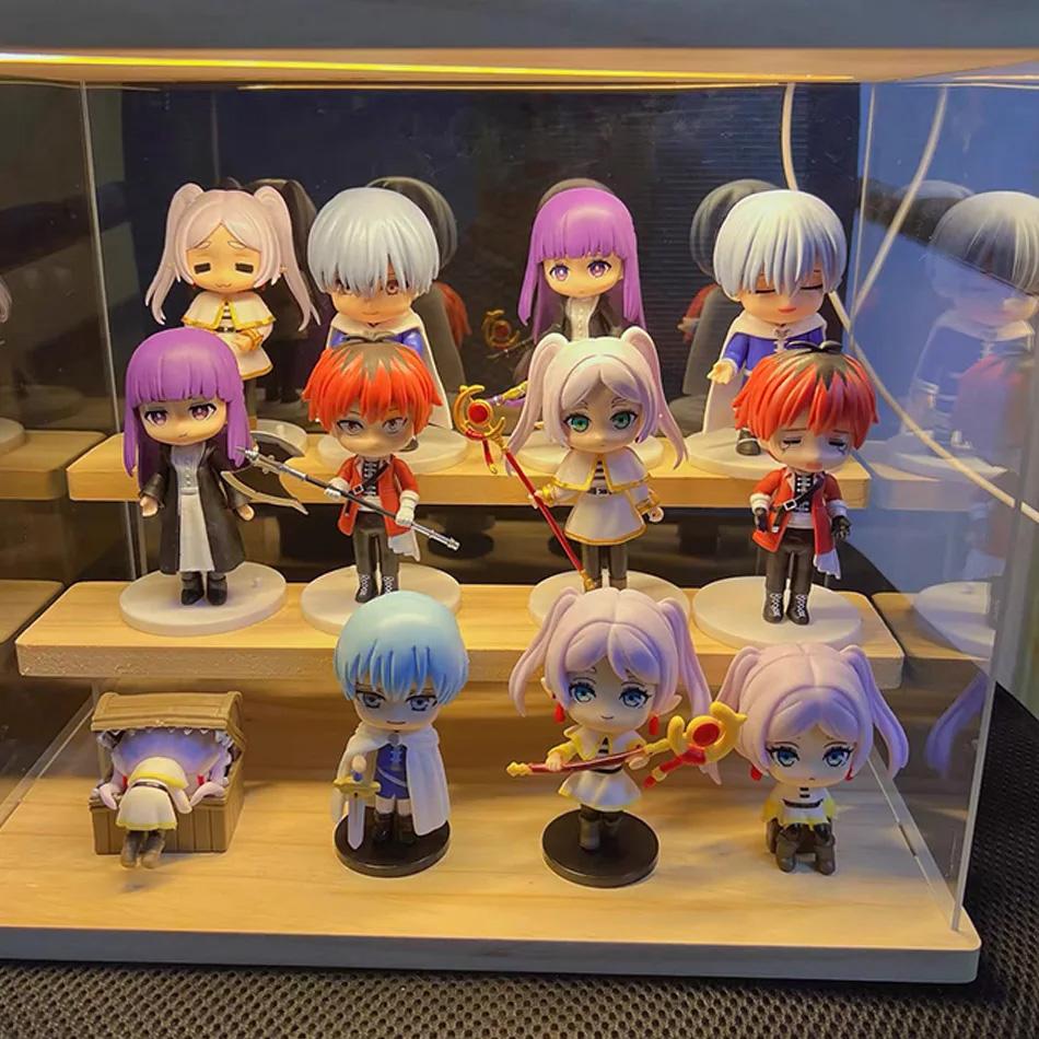 8-10Cm Frieren: Beyond Journey'S End Anime Figure Sitting Fern Action Figures Frieren Noodle Stopper Figure Collection Model Toy