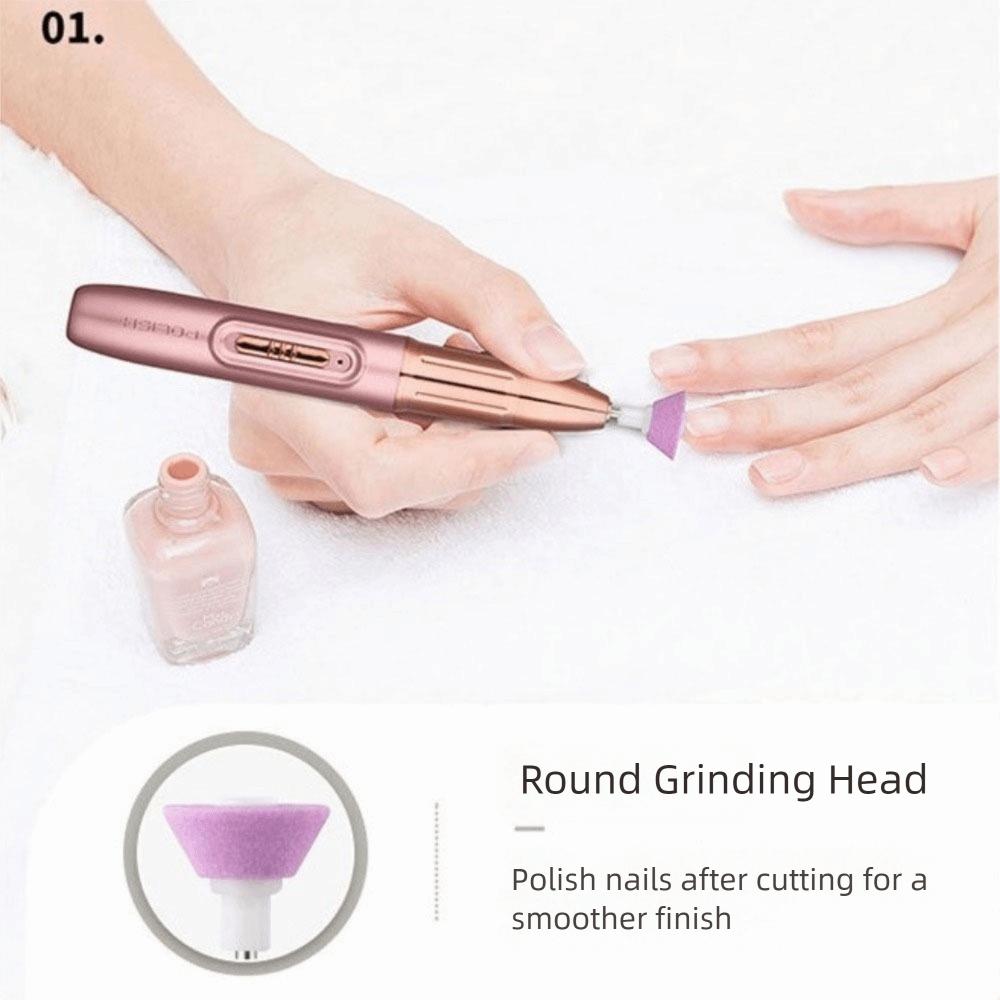 Low Noise Electric Nail Drill Machine Rechargeable Wireless Nail Dryer Nail Care Kit