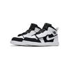 Jordan Air Jordan 1 TD Comfortable High top Toddler Shoes Black White Infant And Toddler AR6352-113
