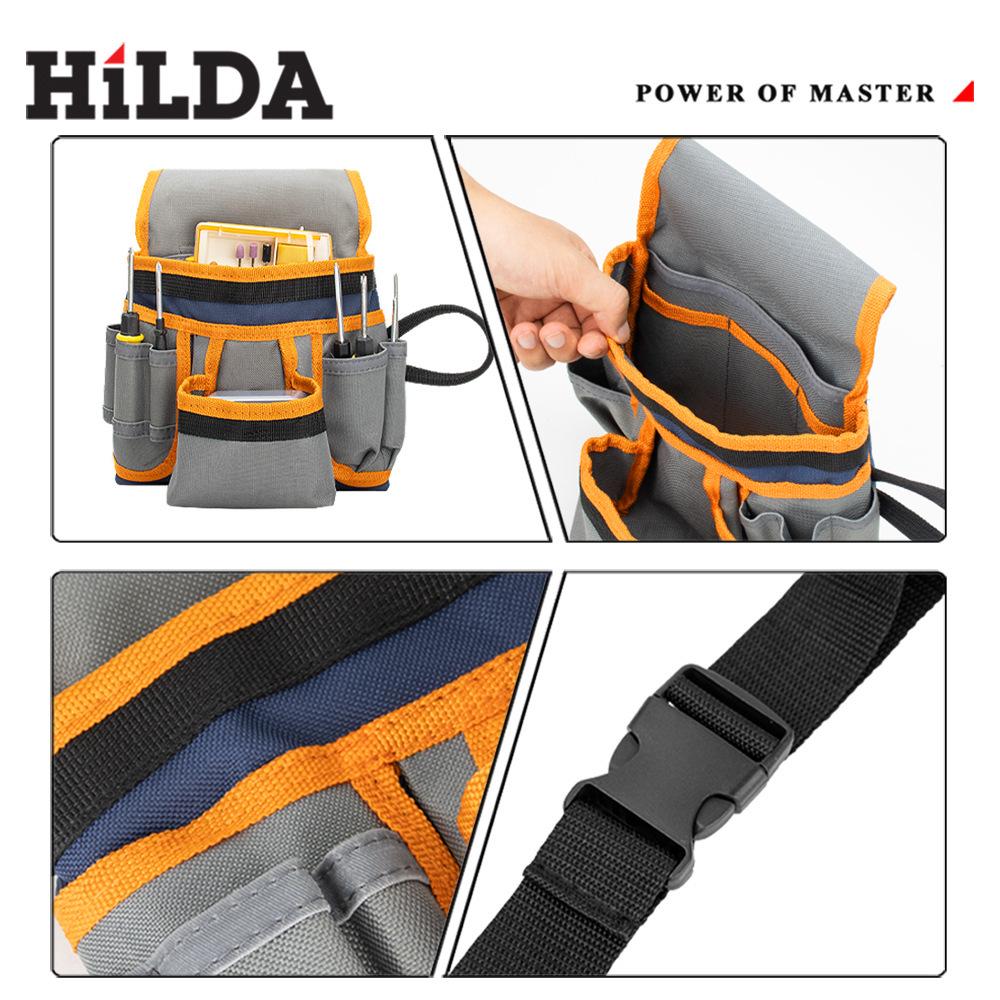 Multifunctional Wear-Resistant Canvas Waist Tool Bag