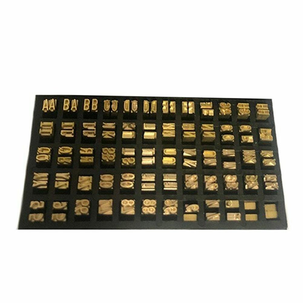 120 Pcs Printing Font Copper Character Stamping Machine