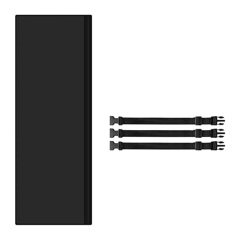 Insulated Portable Air Conditioner Hose Cover With Adjustable Straps Easy Installation Black Sleeve for Duct Vent
