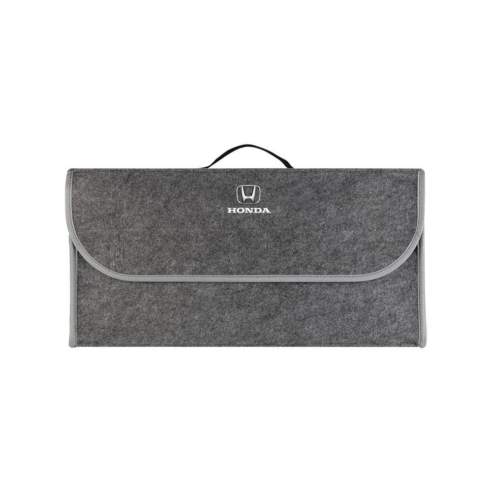 Car Soft Felt Storage Bag Organizer Car Foldable Trunk Bag Car Accessories For Honda Fit Mugen Insight Type S R VTEC DOHC Modulo Vezel Legend RR Si