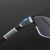 Male Business Half Spectacle Frame Frame Reading Eyeglasses Trendy Design Office Presbyopia Eyewear HD Lightweight TR90 TR90 Anti-blue Light