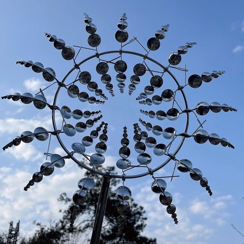 3d Metal Windmill Wind Spinner Unique