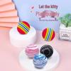 EVA Rainbow Foam Ball: Colorful Elastic Silent Cat Toy by Haiyue Pet