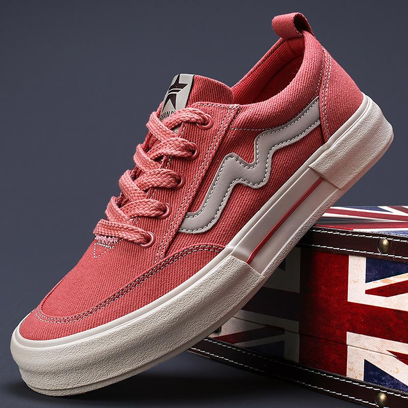 Spring New Mens Shoes Trendy Versatile Niche Trendy Design Sense Mens Canvas Shoes Retro Low Top Shoes