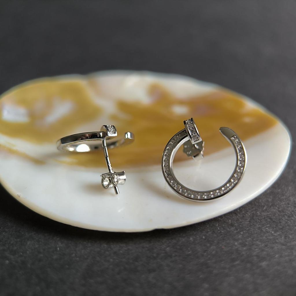 Øredobber i sølv med cubic zirkon (2191964)