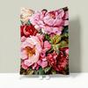 Vintage Pfingstrose Blüte Überwurf Leicht g Flanell Decke Weich Hautfreundlich für Sommer Kühlung