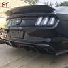 Ford Mustang Carbon Fiber Fenders, GT350 Rear Wing, No-Drill Spoiler Mod.