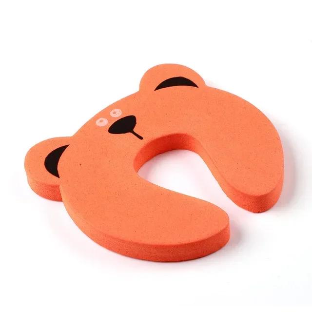 Lot Protection Baby Safety EVA C Shape Door Stopper Cute Animal Security Baby Card Lock Newborn Care Child Finger Protector