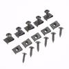 40/100Pcs Anti-Rust Protection Clip Screw Iron Sheet Kit Self Tapping Screws Fastener Clip For Car Moto U-Type Clip With Screw