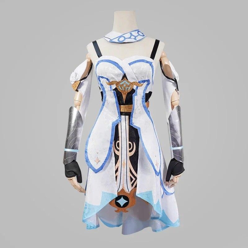 Impact Lumine Cosplay Costume Adult Carnival Uniform Wig Anime Halloween Party Costumes Masquerade Women Game