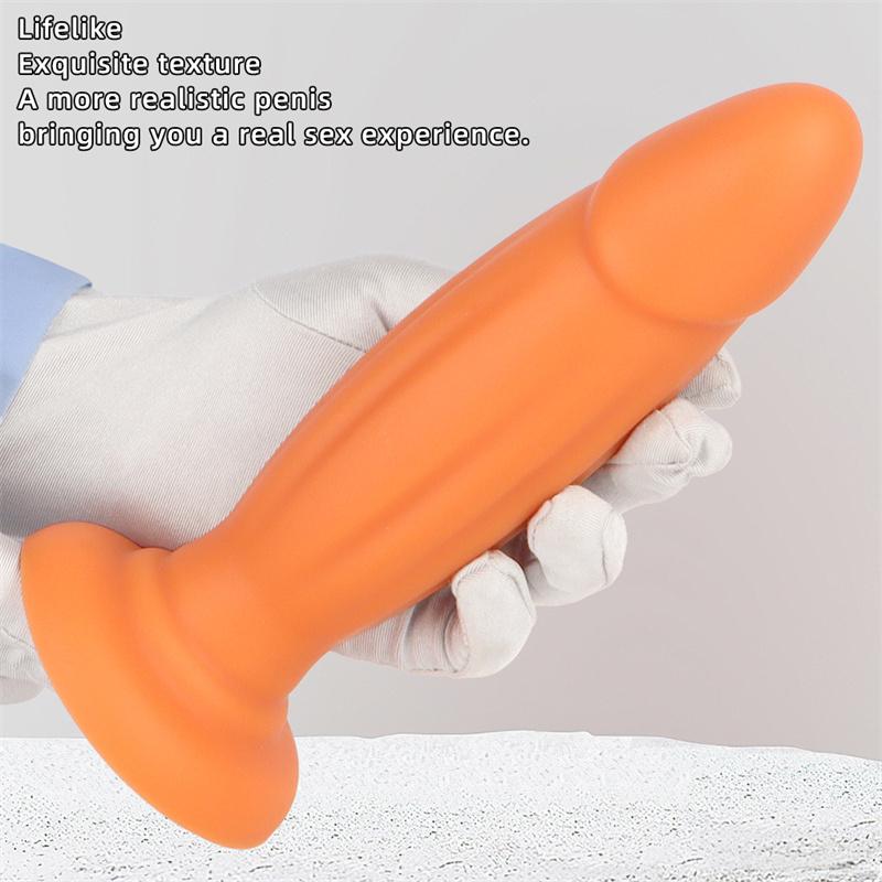 Eggless Dildo Female Masturbation Device Dildo Simulated Fake Jj Super Soft Extra Large Thick Sex Toy