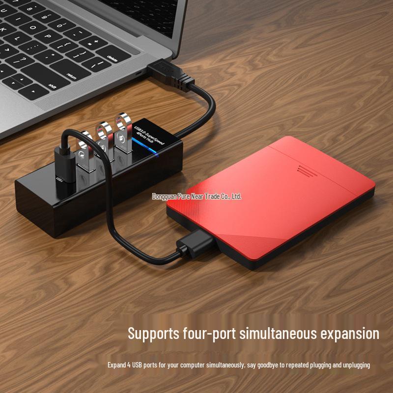 USB 3.0 Multifunctional Desktop & Laptop Hub with Power Supply